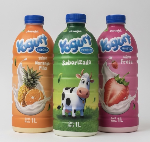 Yogurt Gustatini Saborizado (1 L)